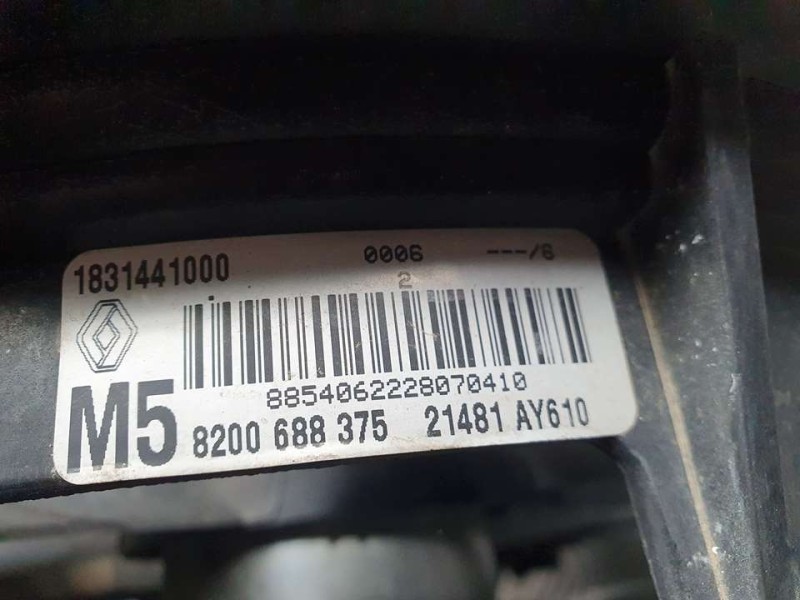 Recambio de electroventilador para renault clio iii rip curl referencia OEM IAM 8200688375 1831441000 