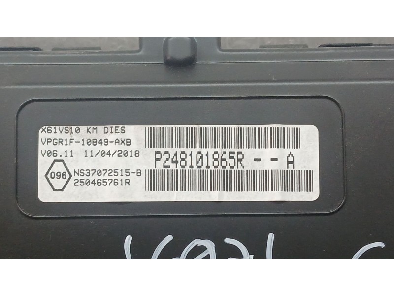Recambio de cuadro instrumentos para mercedes-benz citan monospace (w415) 109 cdi (415.703) referencia OEM IAM 248101865R JOHNSO