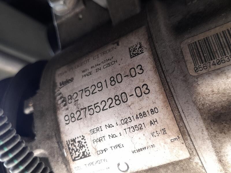 Recambio de compresor aire acondicionado para citroën c5 aircross (ac_, aj_, ar_, a4_) 1.2 puretech 130 (arhnsj) referencia OEM 