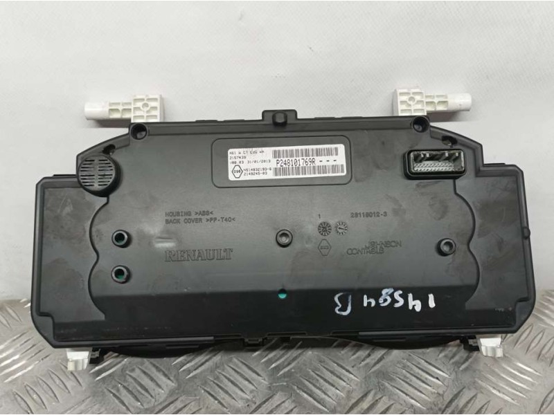 Recambio de cuadro instrumentos para renault kangoo profesional referencia OEM IAM 248101769R 214924503 JOHNSON CONTROLS