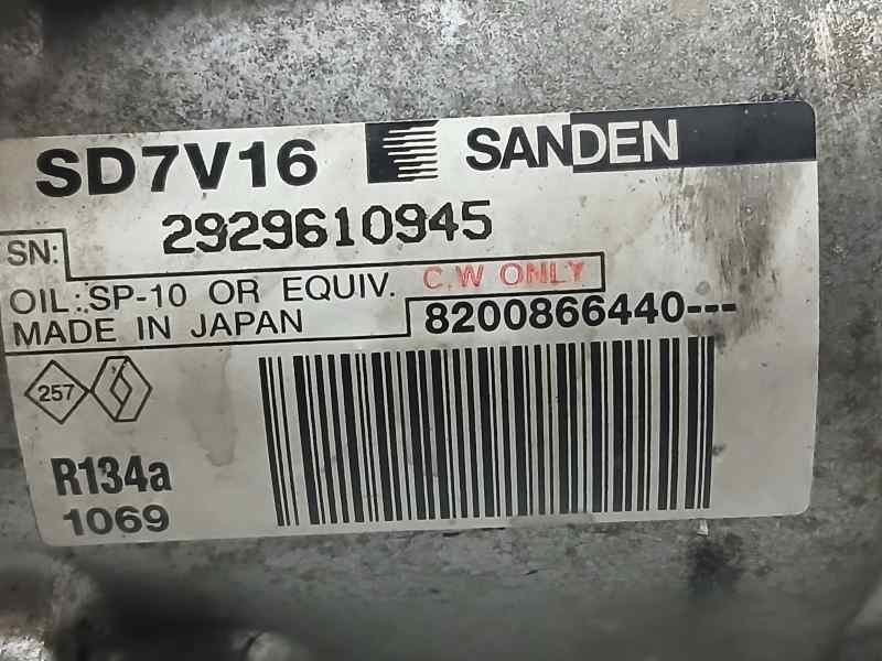 Recambio de compresor aire acondicionado para dacia sandero laureate referencia OEM IAM 8200866440 SD7V16 SANDEN