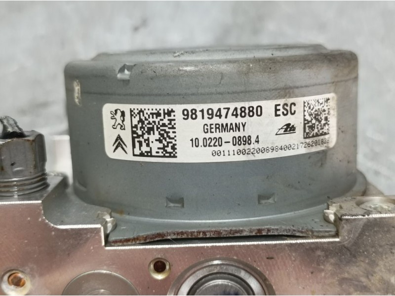 Recambio de abs para citroën c4 cactus shine referencia OEM IAM 9819474880 10022008984 ATE
