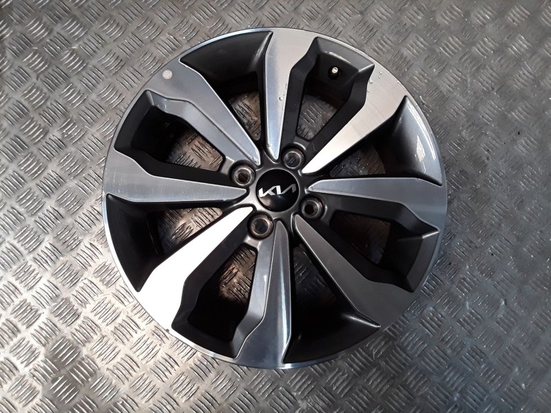 Recambio de llanta aluminio para kia stonic (yb) 1.0 t-gdi eco-dynamics+ referencia OEM IAM 6X16 4 TORN ET49 ALUMINIO ROZADA