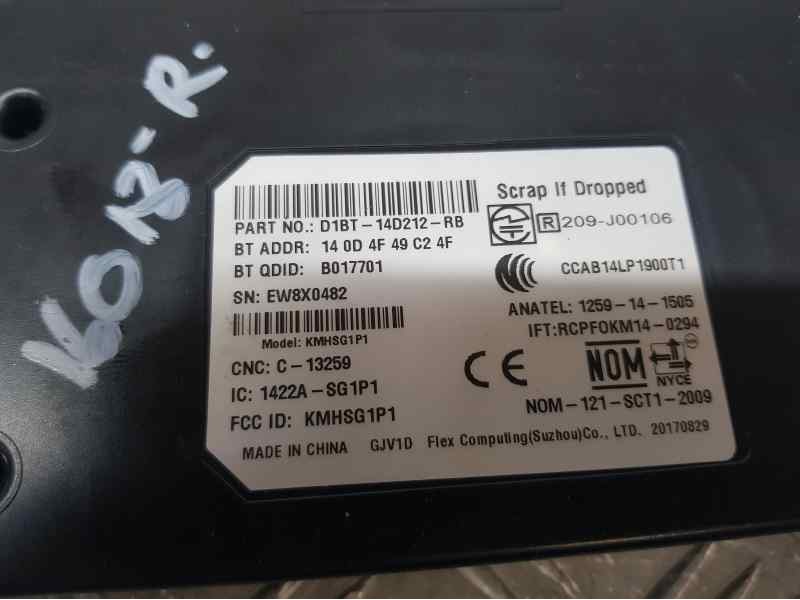 Recambio de modulo electronico para ford tourneo courier (c4a) titanium referencia OEM IAM 209J00106  