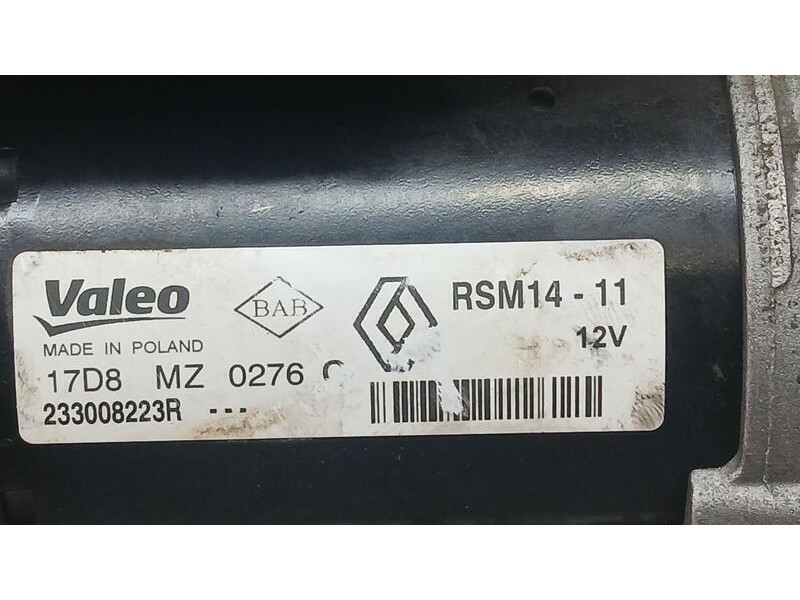 Recambio de motor arranque para mercedes-benz citan monospace (w415) 109 cdi (415.703) referencia OEM IAM 233008223R VALEO RSM14