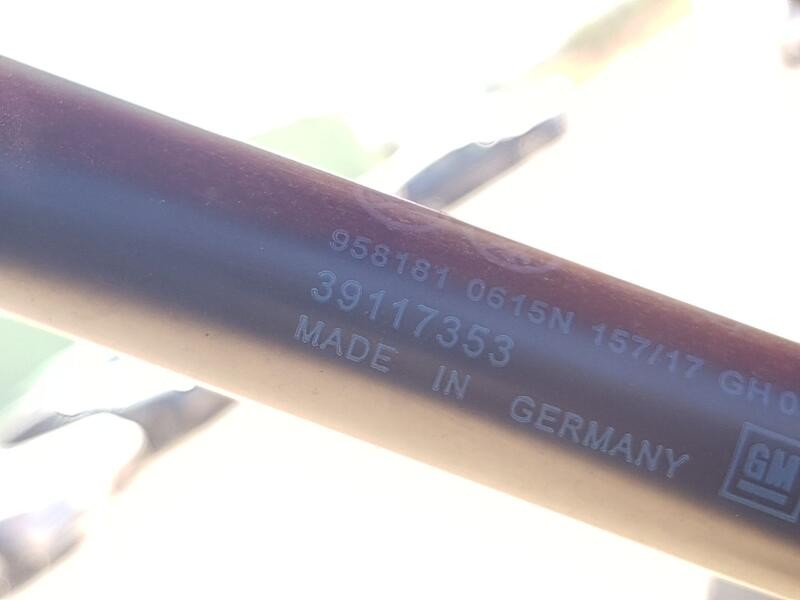 Recambio de amortiguadores maletero / porton para opel crossland x / crossland (p17, p2qo) 1.6 turbo d (75) referencia OEM IAM 3