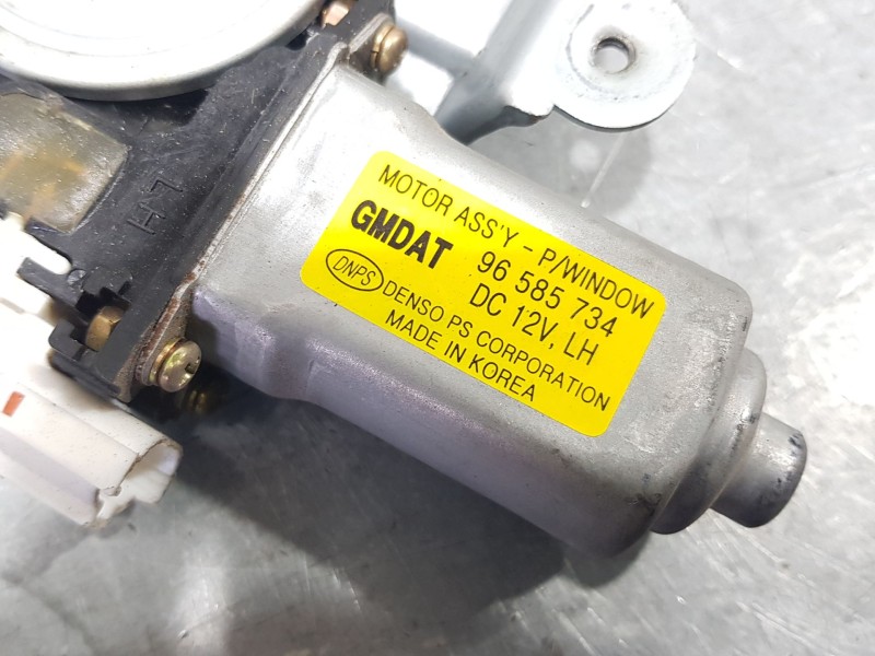 Recambio de elevalunas delantero izquierdo para chevrolet aveo / kalos hatchback (t200) 1.2 referencia OEM IAM 96585709 2 PINS 