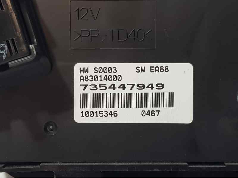 Recambio de mando climatizador para fiat punto (evo) (199) dynamic referencia OEM IAM 735447949 A83014000 DENSO