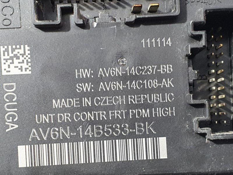 Recambio de modulo electronico para ford c-max trend referencia OEM IAM AV6N14B533BK  