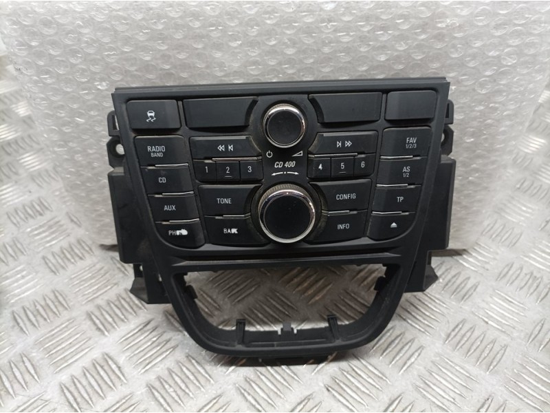 Recambio de mando radio para opel astra j lim. cosmo referencia OEM IAM 13346050 28267481 DELPHI BOTON PELADO