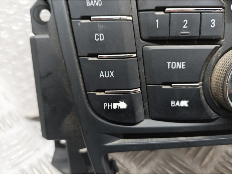 Recambio de mando radio para opel astra j lim. cosmo referencia OEM IAM 13346050 28267481 DELPHI BOTON PELADO