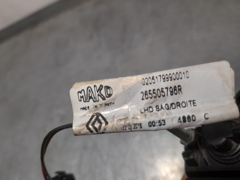 Recambio de piloto trasero derecho para renault clio iv limited referencia OEM IAM 265505796R 02051799900010 INTERIOR