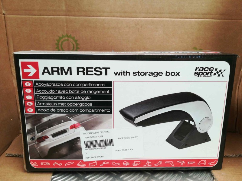 Recambio de apoyabrazos central para » otros... no usar standard referencia OEM IAM RACE SPORT  
