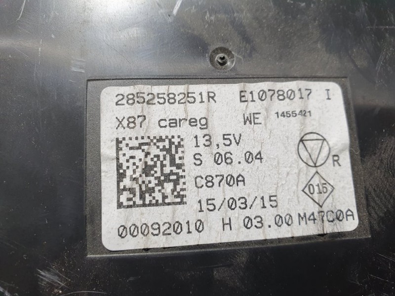 Recambio de modulo electronico para citroën c4 cactus feel edition referencia OEM IAM 285258251R E1078017 