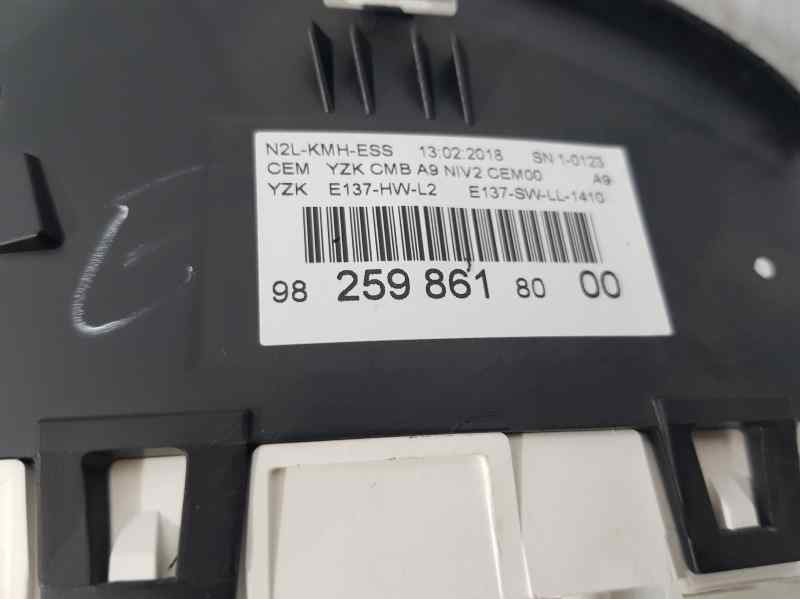 Recambio de cuadro instrumentos para peugeot 208 style referencia OEM IAM 9825986180  