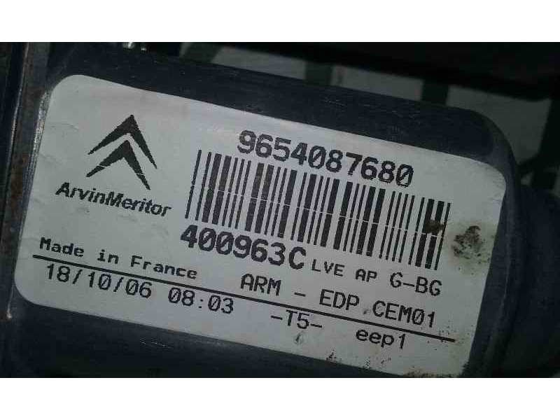Recambio de motor elevalunas delantero izquierdo para citroën c4 grand picasso sx referencia OEM IAM 400963C 9654087680 ELECTRIC