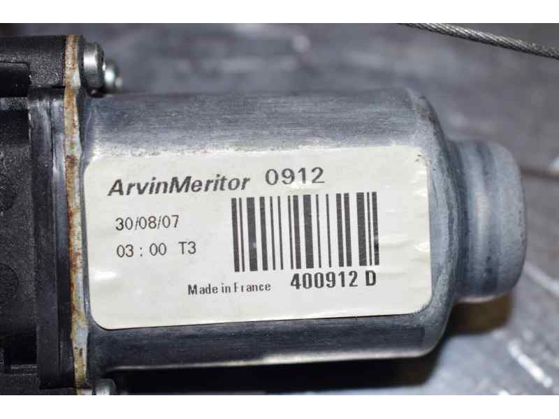 Recambio de elevalunas delantero derecho para peugeot 207 sw confort referencia OEM IAM 400912 2 PINS ELECTRICO