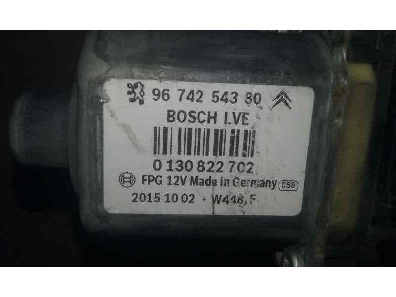 Recambio de elevalunas delantero derecho para peugeot 208 active referencia OEM IAM 9674254380 2 PINS ELECTRICO