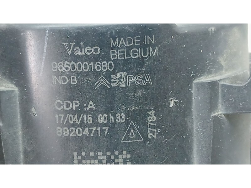Recambio de faro antiniebla derecho para citroën c5 ii (rc_) 2.0 hdi (rcrhrh) referencia OEM IAM 9650001680 VALEO 89204717