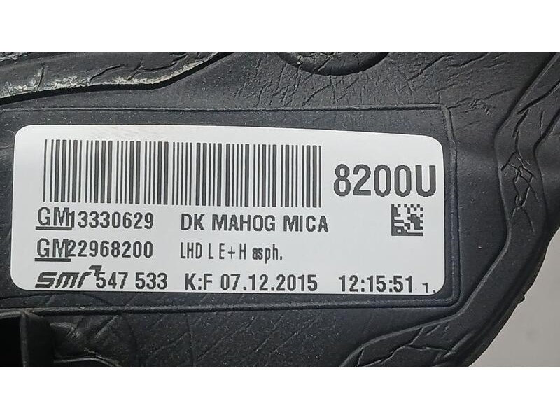 Recambio de retrovisor izquierdo para opel insignia berlina selective referencia OEM IAM 13330629  ELECTRICO , TOCADO 5 PINS