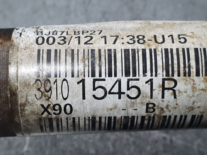 Recambio de transmision delantera izquierda para dacia sandero stepway referencia OEM IAM 391015451R  