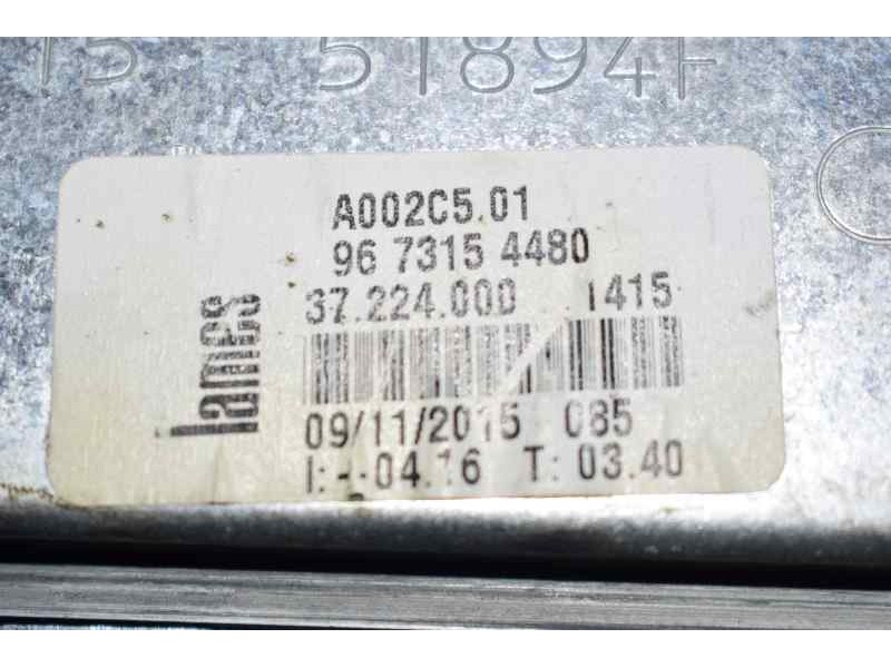 Recambio de elevalunas delantero izquierdo para peugeot 208 active referencia OEM IAM 9674254480 2 PINS ELECTRICO