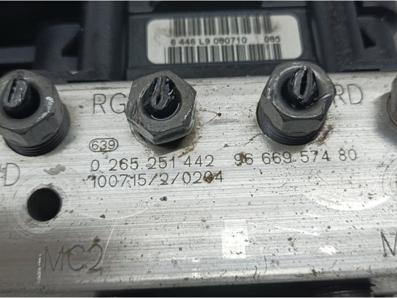 Recambio de abs para peugeot 308 active referencia OEM IAM 9666957480 0265251442 BOSCH