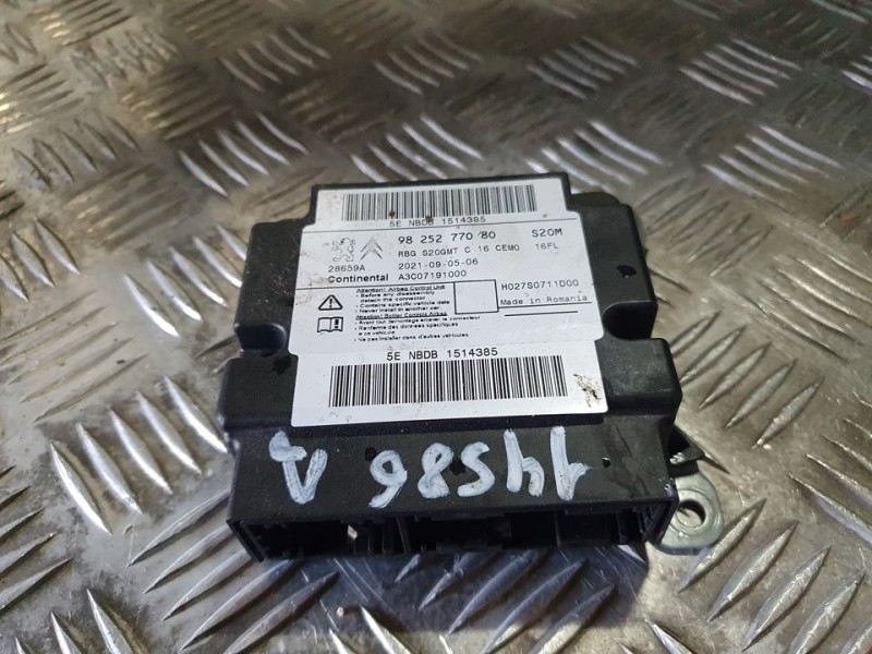 Recambio de kit airbag para citroën c3 aircross c-series referencia OEM IAM 9811875780  C/ SALPICADERO-TOCADO