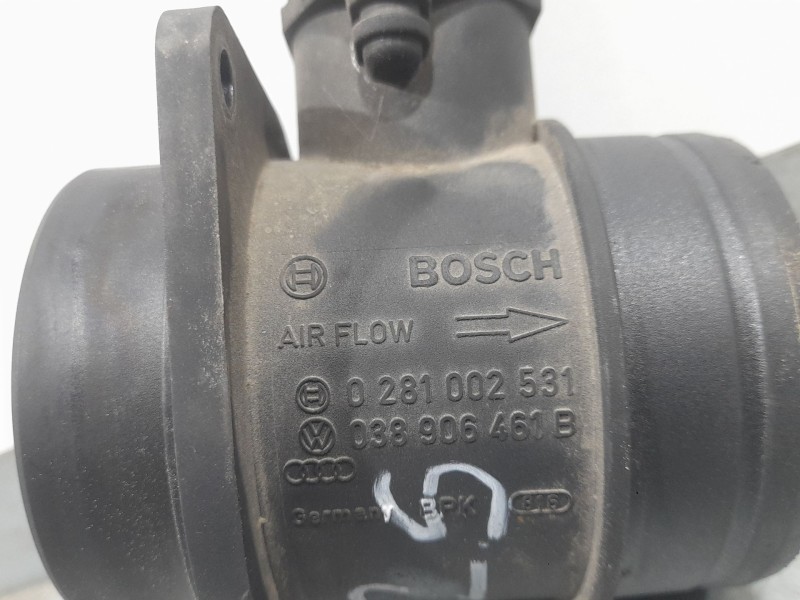 Recambio de caudalimetro para volkswagen golf v (1k1) 1.9 tdi referencia OEM IAM 038906461B BOSCH 0281002531