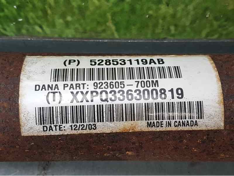 Recambio de transmision central para jeep cherokee (kj) 3.7 limited referencia OEM IAM 52853119AB  TRASERA