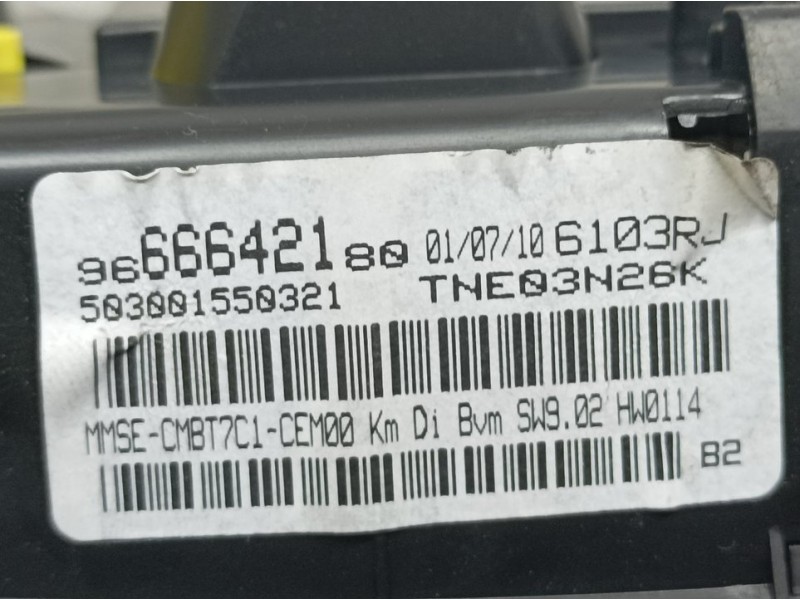 Recambio de cuadro instrumentos para peugeot 308 active referencia OEM IAM 9666642180 503001550321 