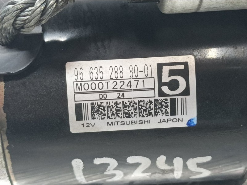 Recambio de motor arranque para peugeot 308 active referencia OEM IAM 9663528880 M000T22471 MITSUBISHI