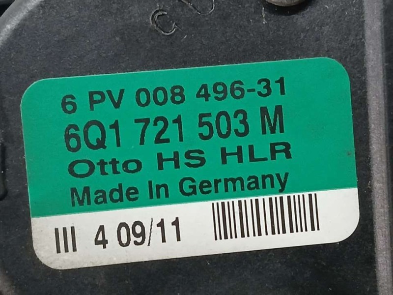 Recambio de potenciometro pedal para audi a1 (8x) ambition referencia OEM IAM 6Q1721503M 6PV00849631 