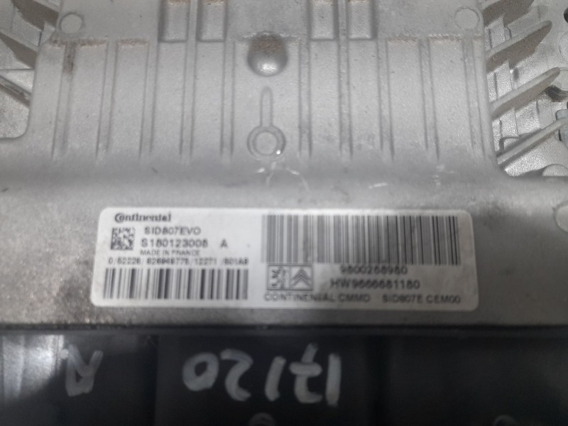 Recambio de centralita motor uce para peugeot 308 i (4a_, 4c_) 1.6 hdi referencia OEM IAM 9800268980 CONTINENTAL S180123008