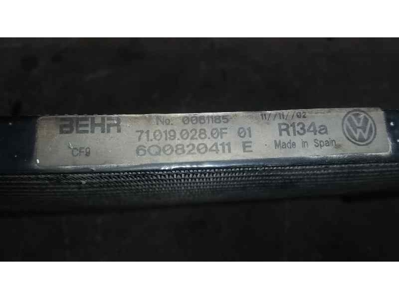 Recambio de condensador / radiador aire acondicionado para seat ibiza (6l1) signo referencia OEM IAM 710190280F01 6Q0820411E BEH