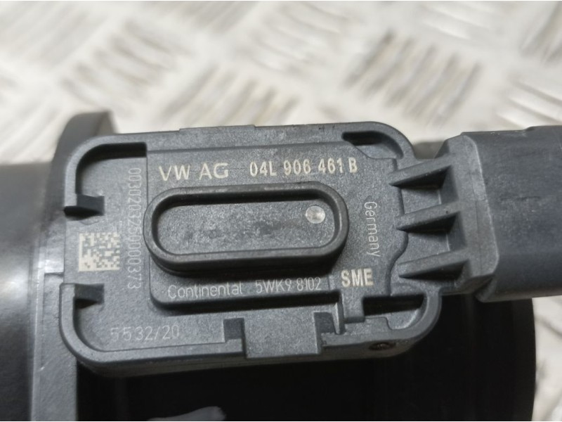 Recambio de caudalimetro para volkswagen t-cross advance referencia OEM IAM 04L906461B 5WK98102 CONTINENTAL