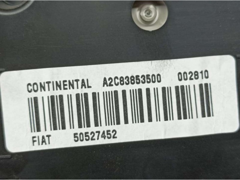 Recambio de cuadro instrumentos para alfa romeo giulietta (191) distinctive referencia OEM IAM 50527452 A2C83853500 CONTINENTAL