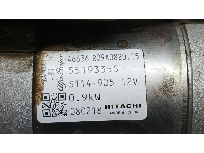Recambio de motor arranque para fiat 500 (312_) 1.2 (312axa1a) referencia OEM IAM 55193355 HITACHI S114905