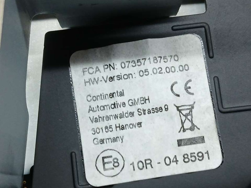 Recambio de sistema navegacion gps para fiat tipo ii (357) berlina cross referencia OEM IAM 7357187570 52228536 CONTINENTAL