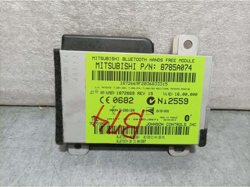 Recambio de modulo bluetooth para mitsubishi asx (ga0w) motion 2wd referencia OEM IAM 8785A074  