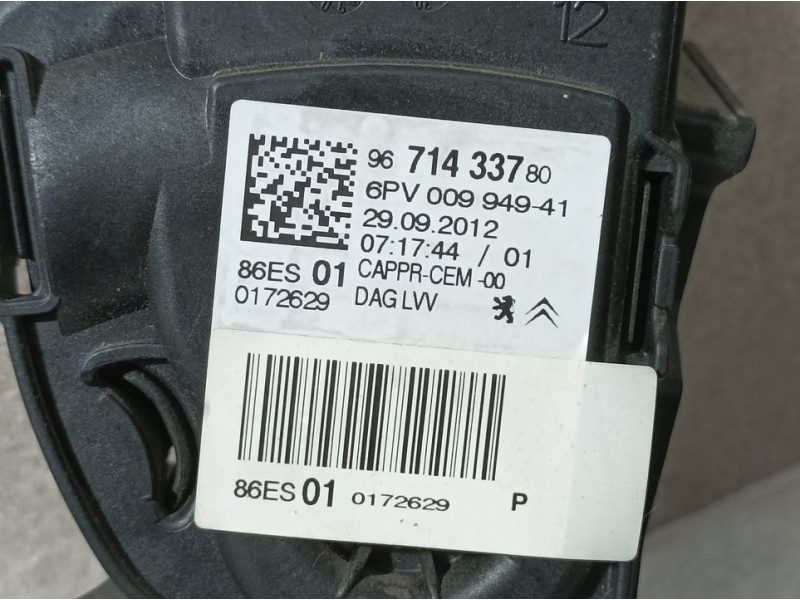 Recambio de potenciometro pedal para peugeot 308 sw envy referencia OEM IAM 9671433780 6PV00994941 