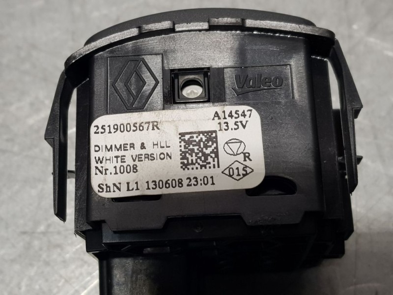 Recambio de modulo electronico para renault clio iv limited referencia OEM IAM 251900567R L1130308 VALEO CONTROL REGULACION ALTU