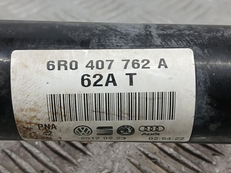 Recambio de transmision delantera derecha para volkswagen polo (6r1) advance referencia OEM IAM 6R0407762A  