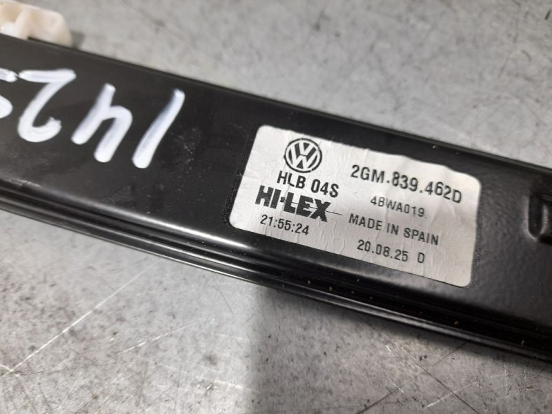 Recambio de elevalunas trasero derecho para volkswagen t-cross advance referencia OEM IAM 2GM839462D HILEX ELECTRICO