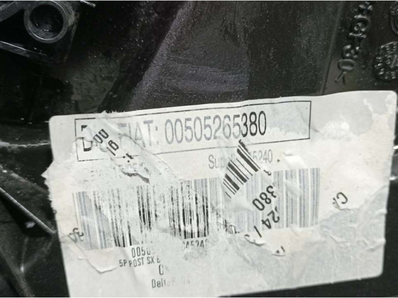 Recambio de elevalunas trasero izquierdo para alfa romeo giulietta (191) distinctive referencia OEM IAM 505265380  ELECTRICO 6 P