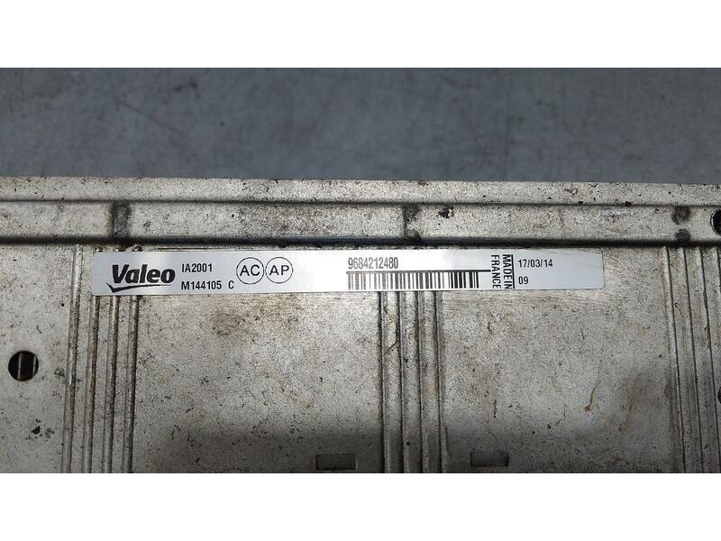 Recambio de intercooler para citroën berlingo cuadro xtr plus referencia OEM IAM 9684212480 0384N9 / m144105 Valeo