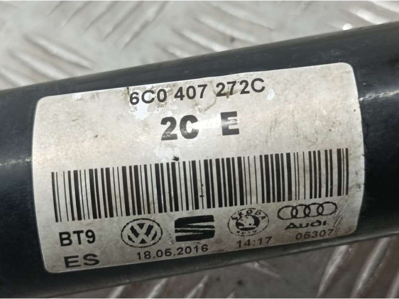 Recambio de transmision delantera derecha para seat ibiza (6p1) style referencia OEM IAM 6C0407272C  