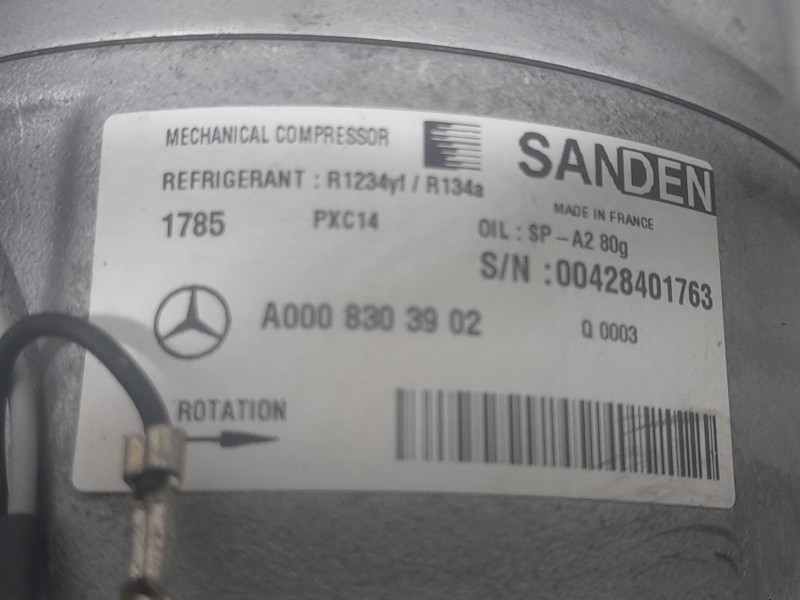 Recambio de compresor aire acondicionado para mercedes-benz clase c descapotable (a205) c 220 d (205.404) referencia OEM IAM A00