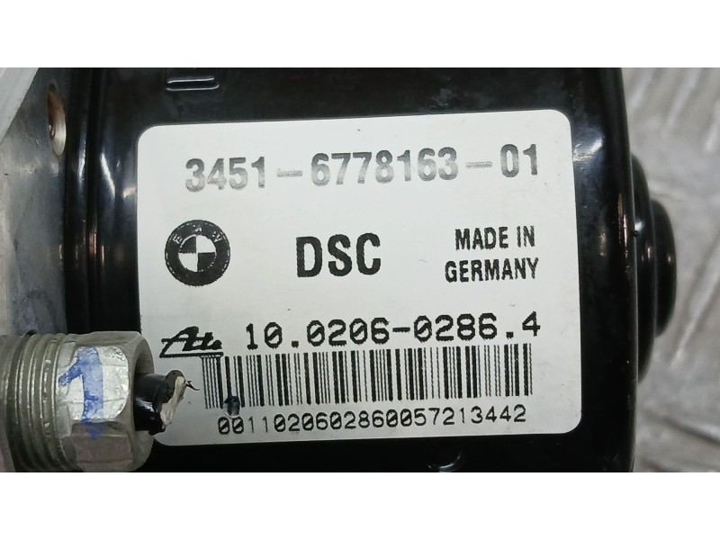 Recambio de abs para bmw 3 (e90) 320 d referencia OEM IAM 3451816301 ATE 10020602864