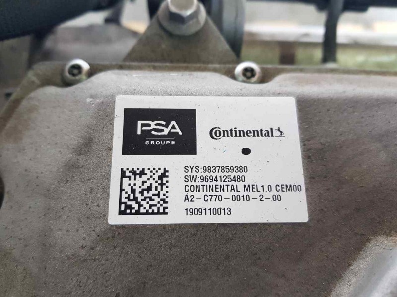 Recambio de motor completo para peugeot 208 (p2) e-allure pack referencia OEM IAM ZK01 00103G CONTINENTAL